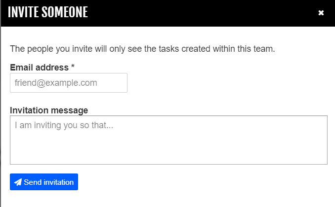 Add as many team members you like Add as many team members you like